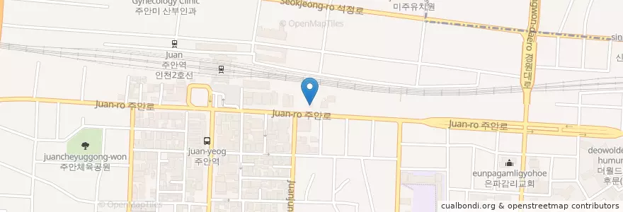 Mapa de ubicacion de AJ 렌터카 en 大韓民国, 仁川広域市, 弥鄒忽区.