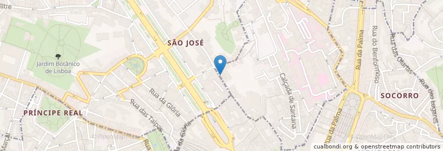 Mapa de ubicacion de Fabrica Coffee roasters en ポルトガル, Área Metropolitana De Lisboa, Lisboa, Grande Lisboa, リスボン.