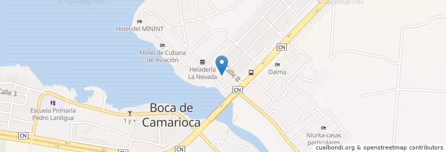 Mapa de ubicacion de El Regreso en کوبا, Matanzas, Cárdenas.