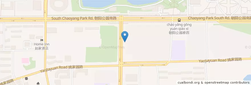 Mapa de ubicacion de Domino's en 中国, 北京市, 河北省, 朝阳区 / Chaoyang.
