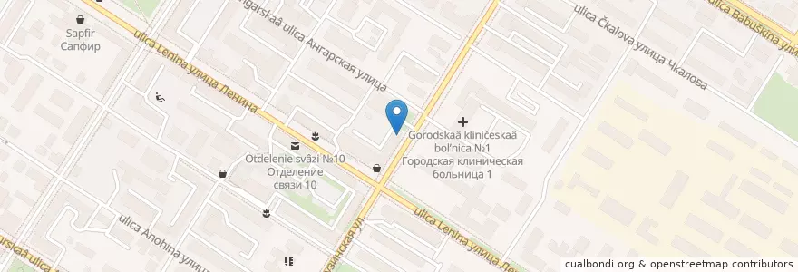 Mapa de ubicacion de Аптека Авиценна en Rússia, Distrito Federal Oriental, Krai De Zabaykalsky, Читинский Район, Городской Округ Чита.