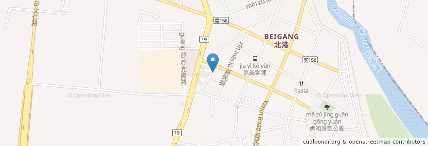 Mapa de ubicacion de 聖德宮 en Taiwan, 臺灣省, 雲林縣, 北港鎮.