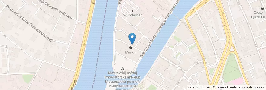 Mapa de ubicacion de Pita Gyros en Russia, Distretto Federale Centrale, Москва, Центральный Административный Округ.