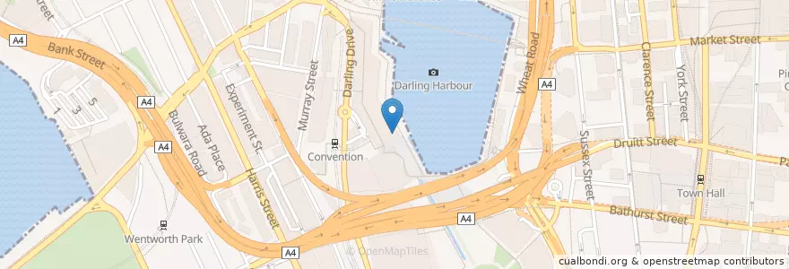 Mapa de ubicacion de Cyren Bar Grill Seafood en Australien, Neusüdwales, Council Of The City Of Sydney, Sydney.