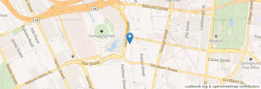 Mapa de ubicacion de Delima Restaurant en Australia, New South Wales, Council Of The City Of Sydney, Sydney.