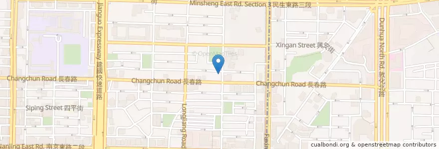 Mapa de ubicacion de 正饌素食 en 台湾, 新北市, 台北市, 松山区.