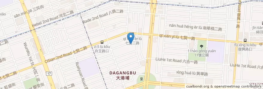 Mapa de ubicacion de 新興基督長老教會 en 臺灣, 高雄市, 新興區, 三民區.