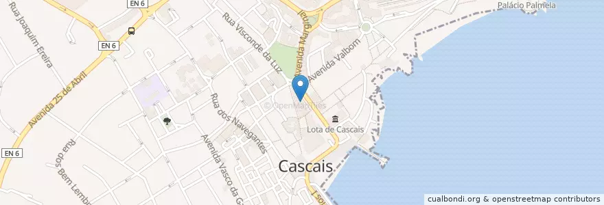 Mapa de ubicacion de Sacolinha en Portugal, Área Metropolitana De Lisboa, Lissabon, Grande Lisboa, Cascais, Cascais E Estoril.