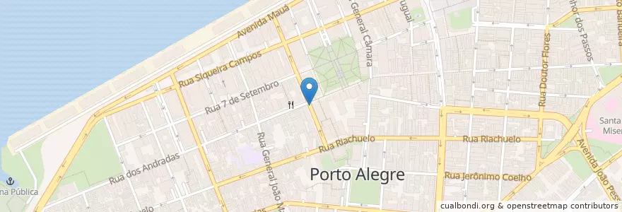 Mapa de ubicacion de Ponto Livre en ブラジル, 南部地域, リオグランデ・ド・スル, Região Metropolitana De Porto Alegre, Região Geográfica Intermediária De Porto Alegre, Região Geográfica Imediata De Porto Alegre, ポルト・アレグレ.