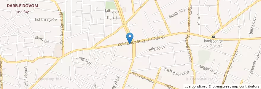 Mapa de ubicacion de پریسا مقدم en Iran, Teheran, شهرستان تهران, Teheran, بخش مرکزی شهرستان تهران.