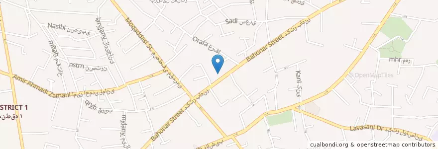 Mapa de ubicacion de گیلار en Irão, Teerã, شهرستان شمیرانات, Teerã, بخش رودبار قصران.