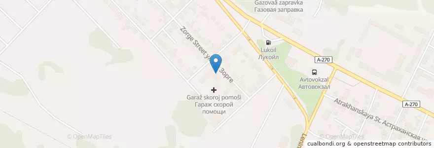 Mapa de ubicacion de Скорая помощь en Rusia, Южный Федеральный Округ, Óblast De Rostov, Городской Округ Новошахтинск.