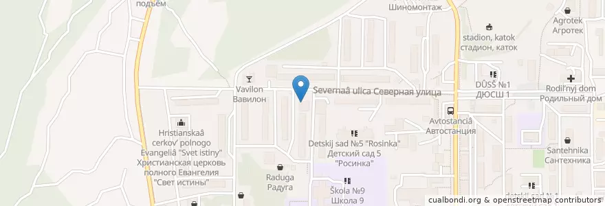 Mapa de ubicacion de Orange en 俄罗斯/俄羅斯, 远东联邦管区, 堪察加邊疆區, Елизовский Район, Вилючинский Городской Округ.
