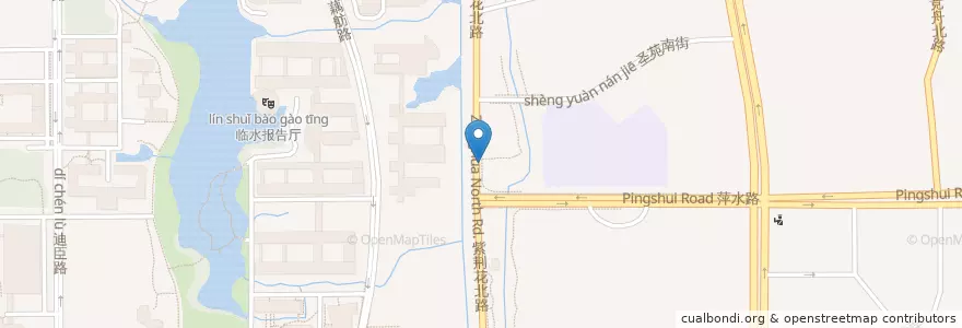 Mapa de ubicacion de 八九路浦家桥站 en 中国, 浙江省, 杭州市, 西湖区, 三墩镇.