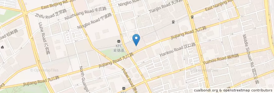 Mapa de ubicacion de 呉越人家 en الصين, شانغهاي, 黄浦区.