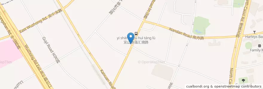 Mapa de ubicacion de 上海新境风味饭店 en 중국, 상하이, 쉬후이구.