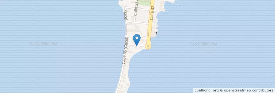 Mapa de ubicacion de El Pelicano en کوبا, Cienfuegos, Cienfuegos, Ciudad De Cienfuegos.