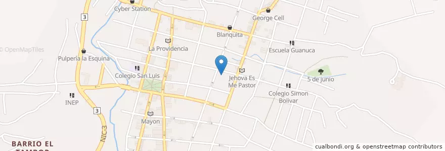 Mapa de ubicacion de Café Negro en نیکاراگوئه, Matagalpa, Matagalpa (Municipio).
