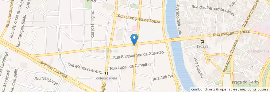 Mapa de ubicacion de Caixa 24H en Бразилия, Северо-Восточный Регион, Пернамбуку, Região Geográgica Imediata Do Recife, Região Geográfica Intermediária Do Recife, Região Metropolitana Do Recife, Ресифи.