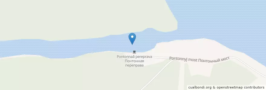 Mapa de ubicacion de Понтонная переправа en ロシア, シベリア連邦管区, アルタイ地方, バルナウル管区.