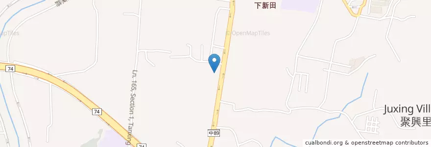 Mapa de ubicacion de 陶樂里庭園蔬食 ( 吃到飽） en 臺灣, 臺中市, 潭子區.