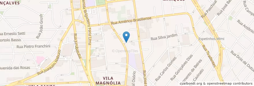 Mapa de ubicacion de Café Primônaco en Brésil, Région Sud-Est, São Paulo, Região Geográfica Intermediária De São Paulo, Região Metropolitana De São Paulo, Região Imediata De São Paulo, São Bernardo Do Campo.