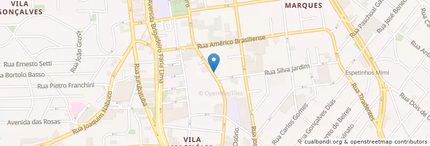 Mapa de ubicacion de Drogaria Anchieta en البَرَازِيل, المنطقة الجنوبية الشرقية, ساو باولو, Região Geográfica Intermediária De São Paulo, Região Metropolitana De São Paulo, Região Imediata De São Paulo, São Bernardo Do Campo.