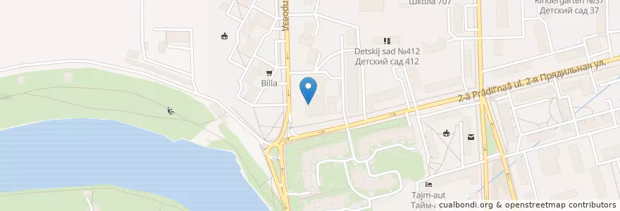 Mapa de ubicacion de Центр Циркового Искуства en Rusland, Centraal Federaal District, Moskou, Восточный Административный Округ, Район Измайлово.