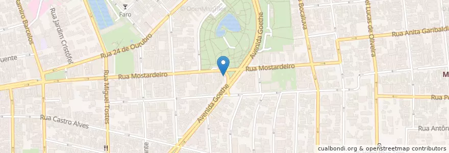 Mapa de ubicacion de Bruxa's Burger en ブラジル, 南部地域, リオグランデ・ド・スル, Região Metropolitana De Porto Alegre, Região Geográfica Intermediária De Porto Alegre, Região Geográfica Imediata De Porto Alegre, ポルト・アレグレ.