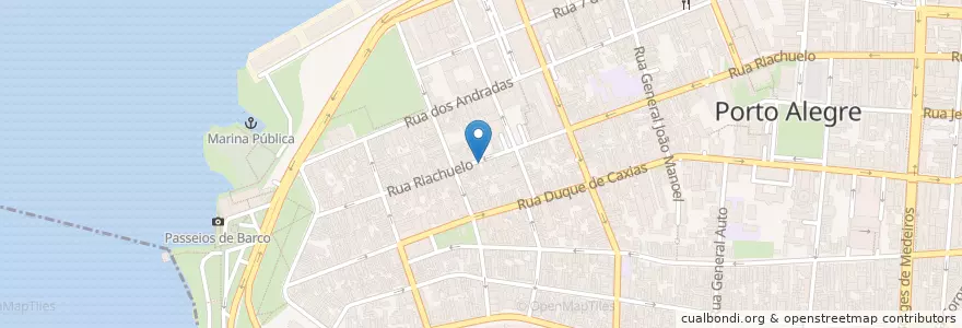 Mapa de ubicacion de Solar Coruja en 브라질, 남부지방, 히우그란지두술, Região Metropolitana De Porto Alegre, Região Geográfica Intermediária De Porto Alegre, Região Geográfica Imediata De Porto Alegre, 포르투알레그리.