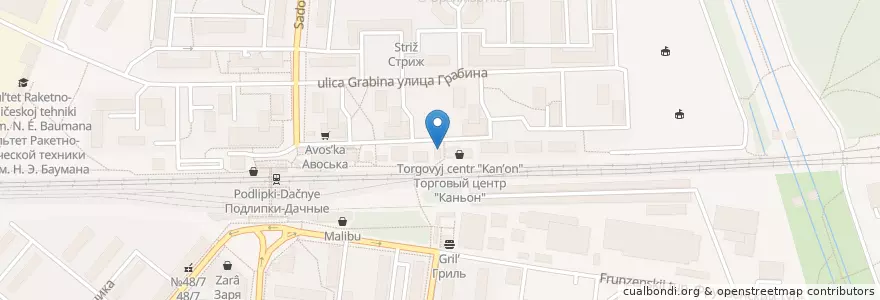 Mapa de ubicacion de Hookah place en Rusland, Centraal Federaal District, Oblast Moskou, Городской Округ Королёв.