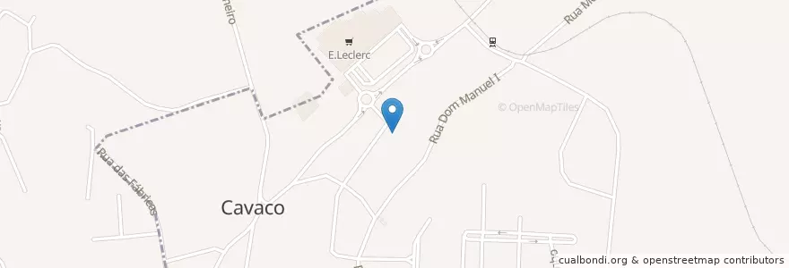 Mapa de ubicacion de Escola Basica do Cavaco en البرتغال, آويرو, المنطقة الشمالية (البرتغال), Área Metropolitana Do Porto, Santa Maria Da Feira, Santa Maria Da Feira, Travanca, Sanfins E Espargo.