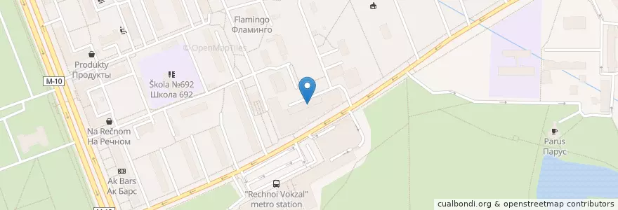 Mapa de ubicacion de Альфа-Банк en Russia, Distretto Federale Centrale, Москва, Северный Административный Округ, Район Левобережный.