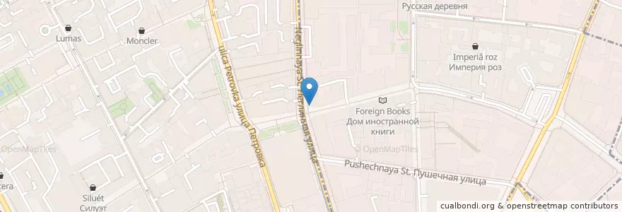 Mapa de ubicacion de Альфа-Банк en Rússia, Distrito Federal Central, Москва, Центральный Административный Округ, Тверской Район.