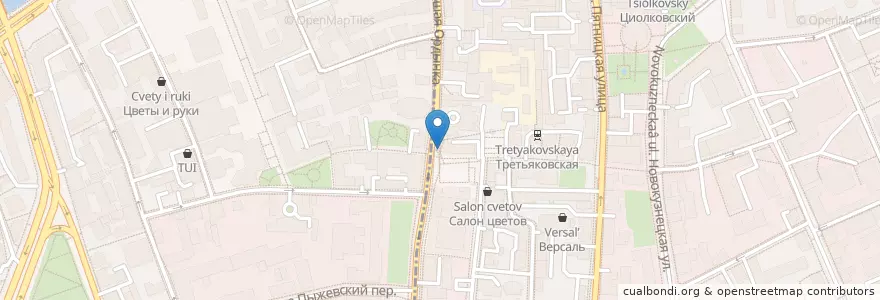 Mapa de ubicacion de Альфа-Банк en 러시아, Центральный Федеральный Округ, Москва, Центральный Административный Округ.