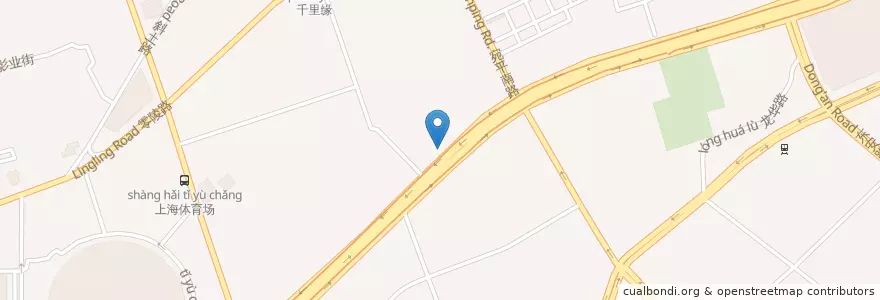 Mapa de ubicacion de 汇丰大药房 en Chine, Shanghai, District De Xuhui.