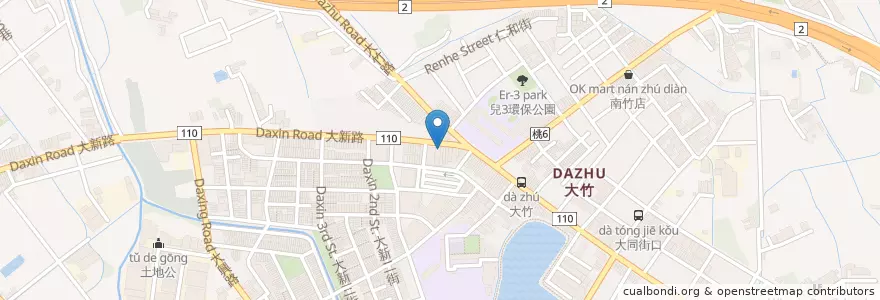 Mapa de ubicacion de 大興診所 en تايوان, تاو يوان, 蘆竹區.