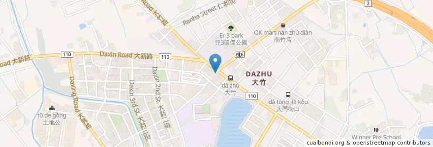 Mapa de ubicacion de 宏福牙醫 en 臺灣, 桃園市, 蘆竹區.
