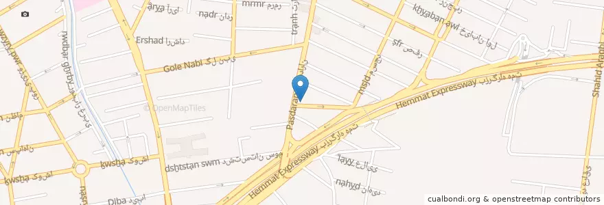 Mapa de ubicacion de Cafe Blur en Iran, Tehran Province, Tehran County, Tehran, بخش مرکزی شهرستان تهران.