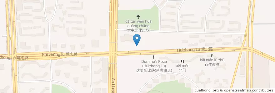 Mapa de ubicacion de 木维咖啡 en Cina, Pechino, Hebei, 朝阳区 / Chaoyang.