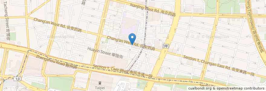 Mapa de ubicacion de 呷尚寶 en تايوان, تايبيه الجديدة, تايبيه.