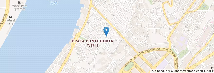 Mapa de ubicacion de 禮記魚翅海鮮酒家 en China, Makau, Guangdong, 澳門 Macau, 珠海市, 香洲区.