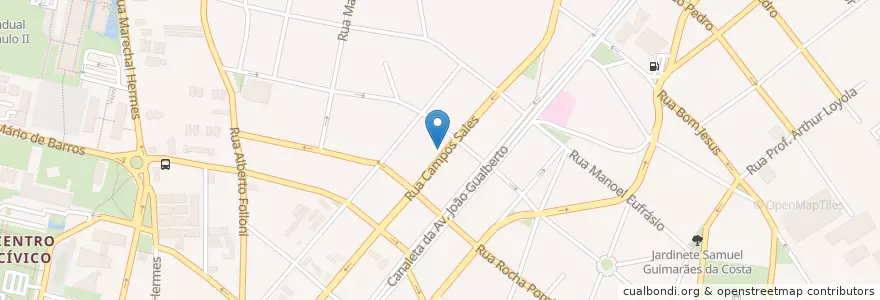 Mapa de ubicacion de Centro Malachini Dias en 巴西, 南部, 巴拉那, Região Geográfica Intermediária De Curitiba, Região Metropolitana De Curitiba, Microrregião De Curitiba, 库里蒂巴.