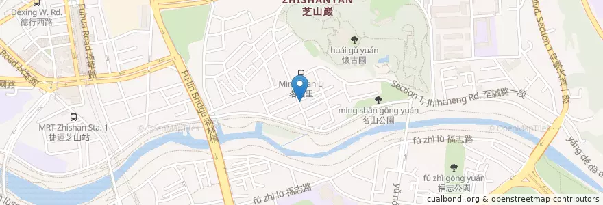 Mapa de ubicacion de 趙中原牛肉麵 en Taiwan, 新北市, Taipei, 士林區.