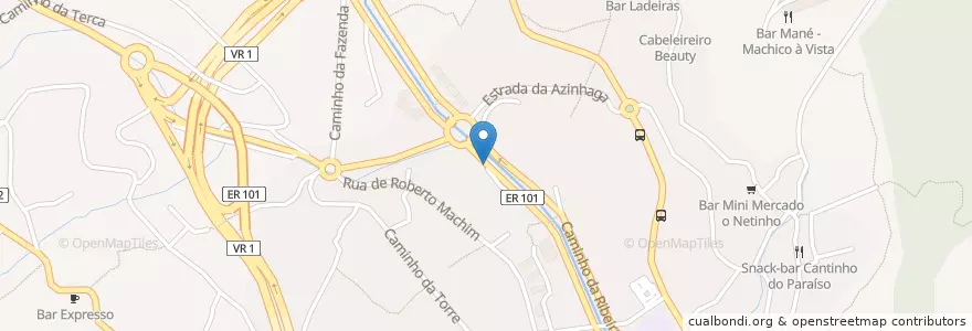Mapa de ubicacion de Vetmedis - Machico en پرتغال, Machico, Machico.