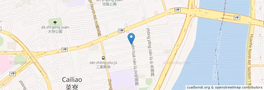 Mapa de ubicacion de 荳荳早餐店 en Taïwan, Nouveau Taipei.