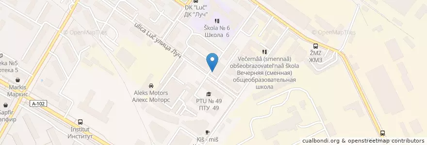 Mapa de ubicacion de Наркологическая помощь en Rusland, Centraal Federaal District, Oblast Moskou, Раменский Городской Округ.