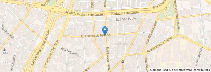 Mapa de ubicacion de Udon Nakamura en 브라질, 남동지방, 상파울루, Região Geográfica Intermediária De São Paulo, Região Metropolitana De São Paulo, Região Imediata De São Paulo, 상파울루.