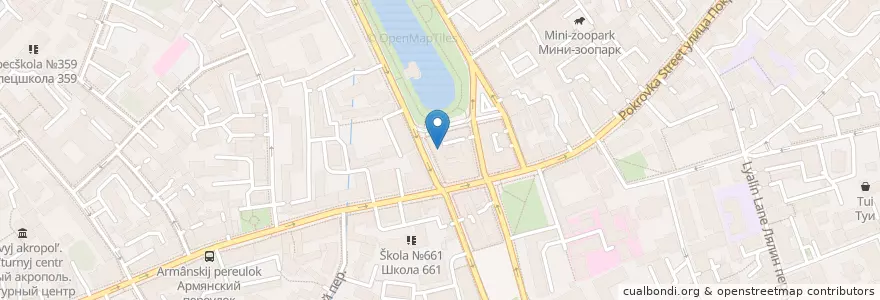 Mapa de ubicacion de На чили en Russia, Distretto Federale Centrale, Москва, Центральный Административный Округ, Басманный Район.