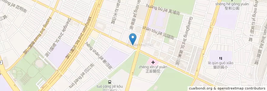 Mapa de ubicacion de 麥當勞 en 타이완, 가오슝시, 첸전구.